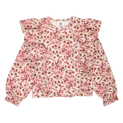 Bouquet ruffle l/s T