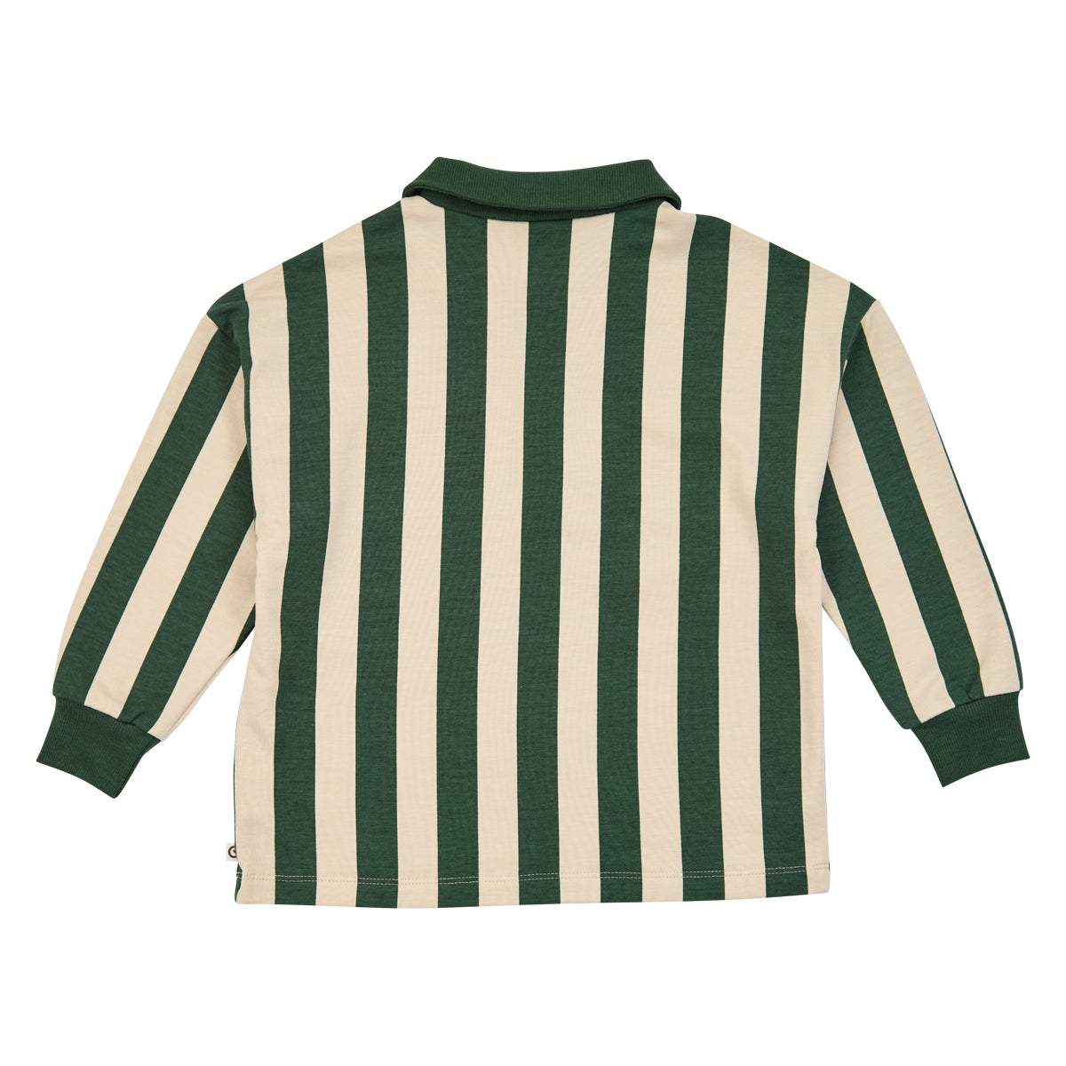 Stripe sweat l/s polo