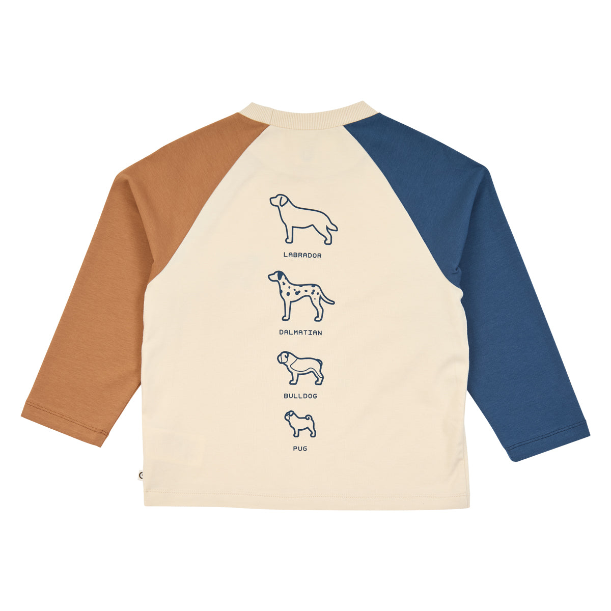 Dogs color block l/s T