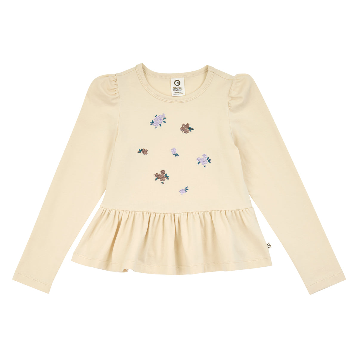 Cottage peplum puff l/s T