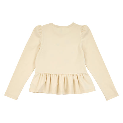 Cottage peplum puff l/s T