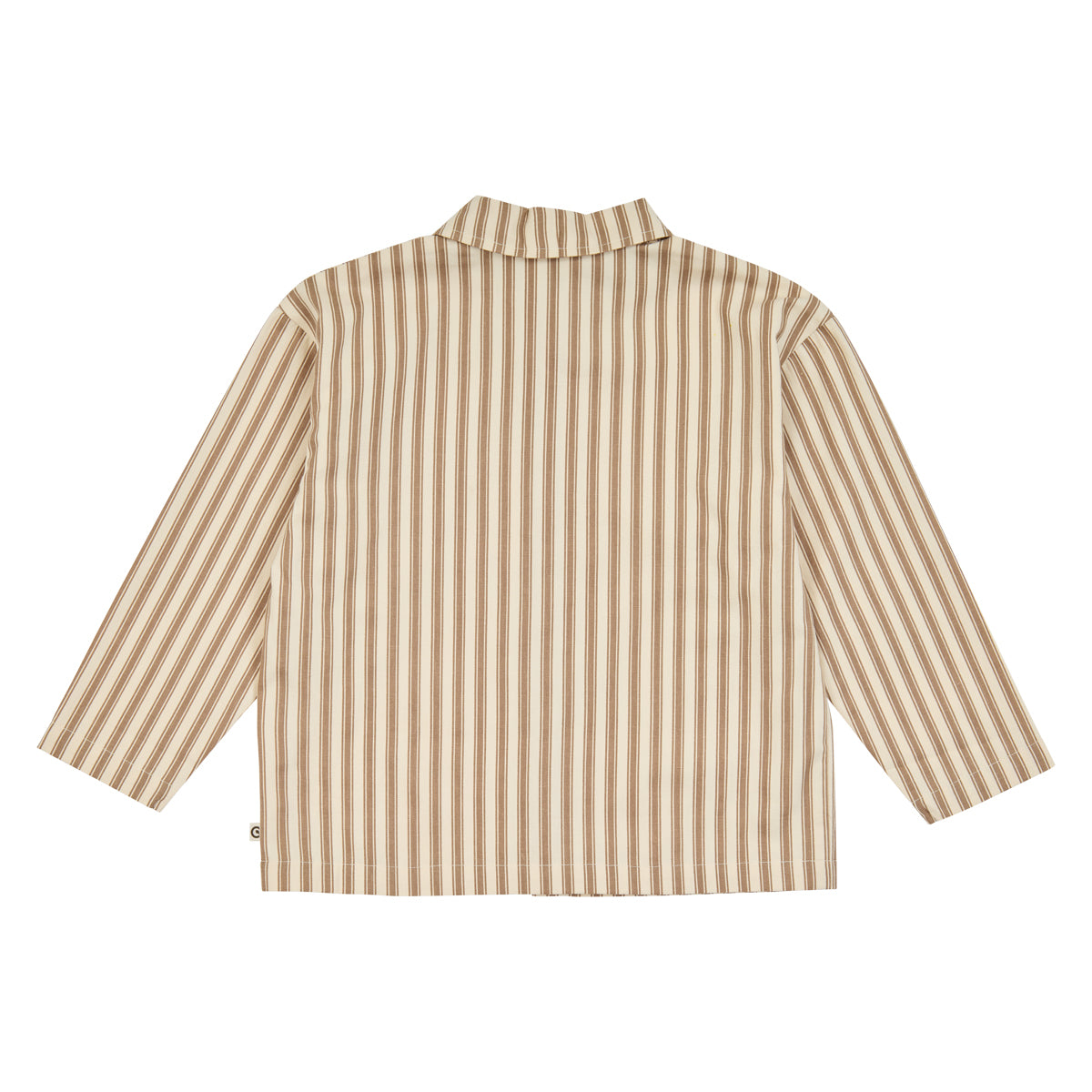 Woven stripe l/s shirt