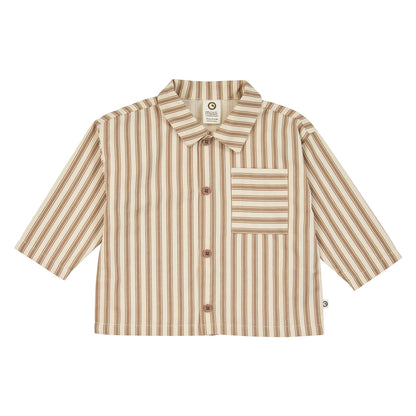 Woven stripe l/s shirt baby