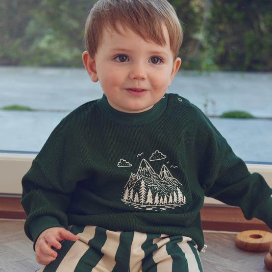Waffle sweatshirt baby