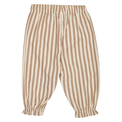 Woven stripe volume pants baby