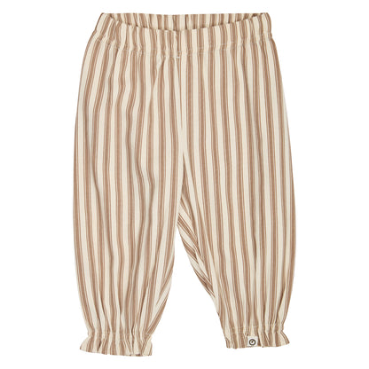 Woven stripe volume pants baby