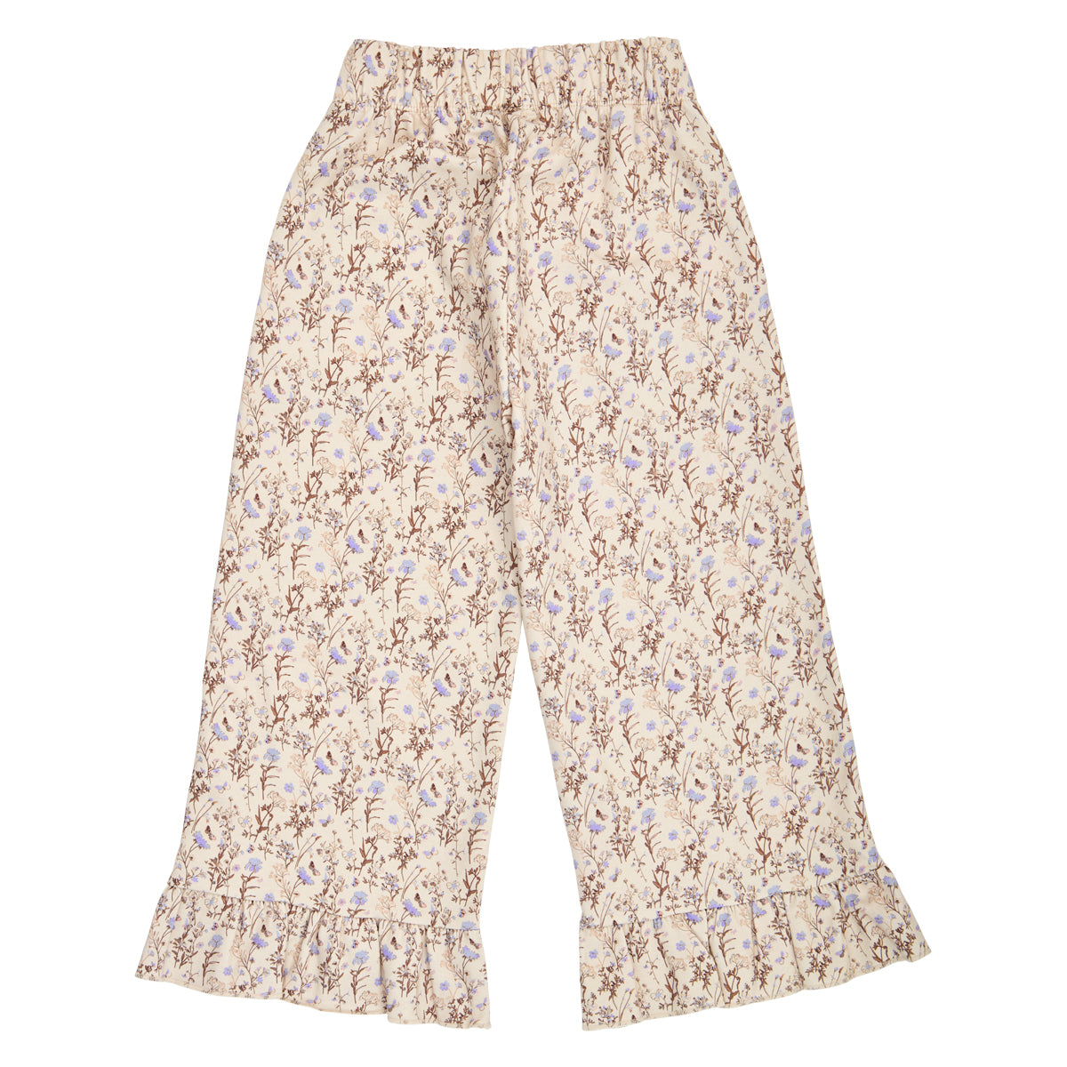 Cornflower ruffle wide leg pants