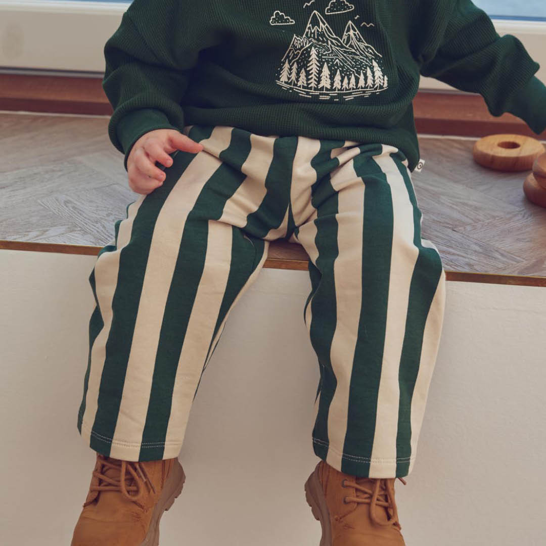 Stripe sweat pants baby
