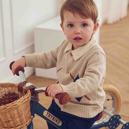 Old english knit cardigan baby
