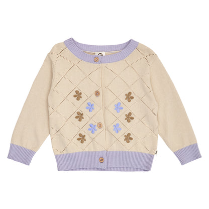 Cottage knit cardigan baby