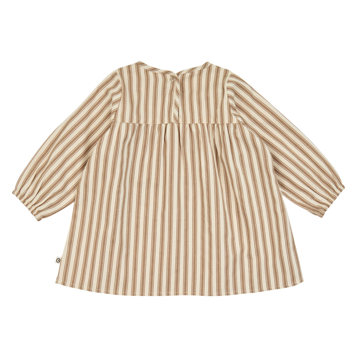 Woven stripe l/s dress baby