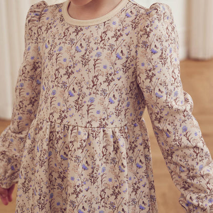 Cornflower l/s dress