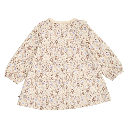 Cornflower ruffle l/s dress baby
