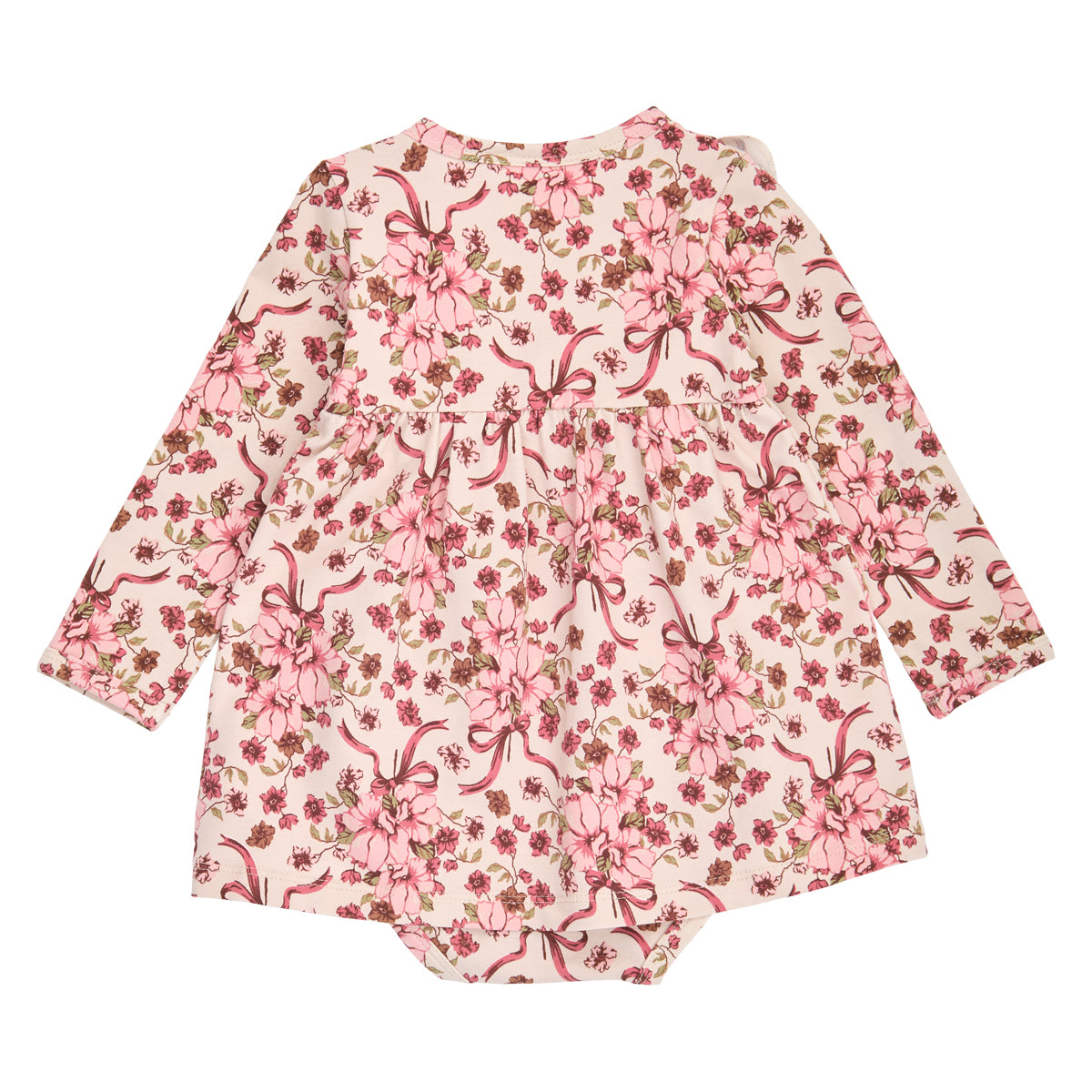 Bouquet l/s frill dress body