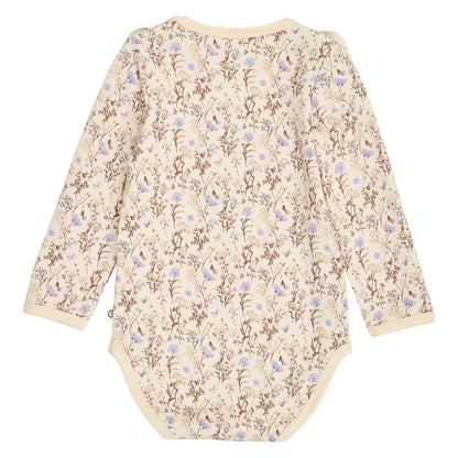Cornflower ruffle l/s body