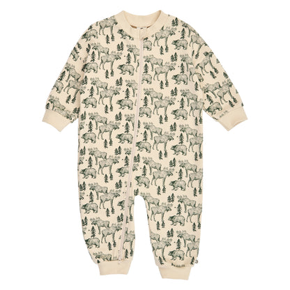 Forest zip bodysuit