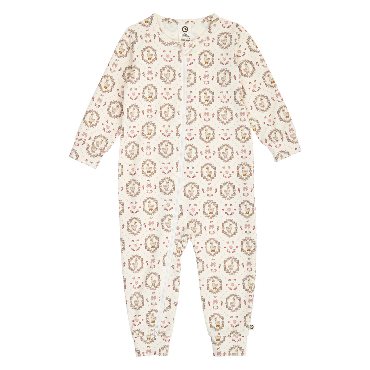 Heritage duck zip bodysuit